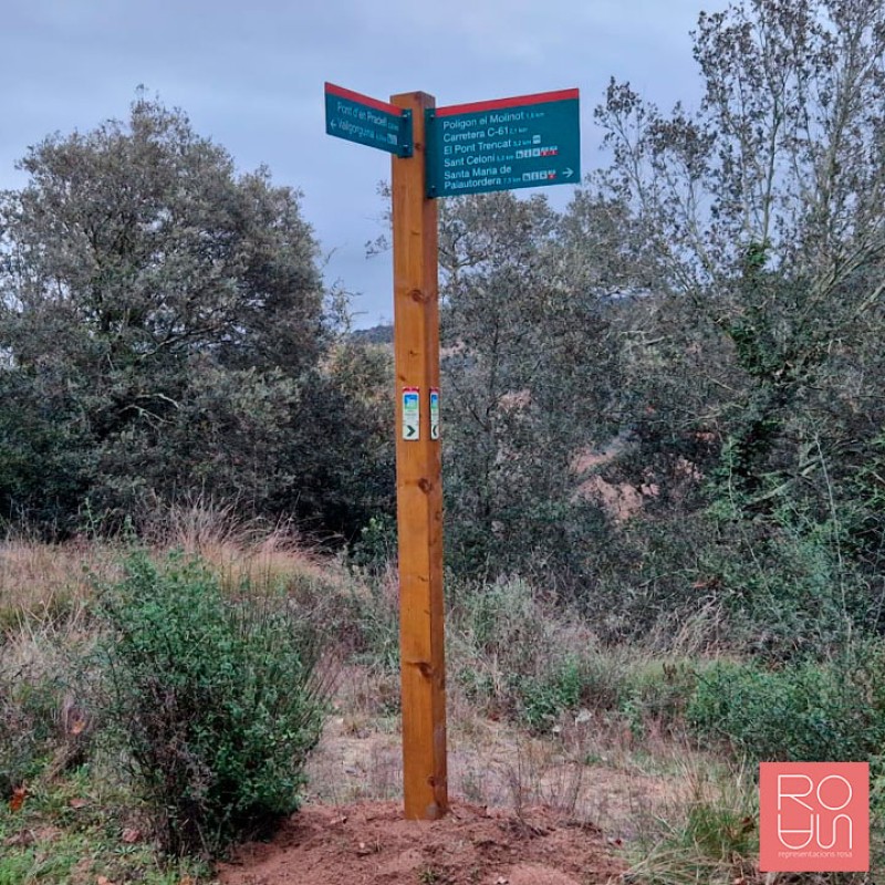 Banderola per Parcs i senders de la Diputació de Barcelona